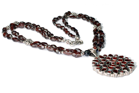 SKU 9501 - a Garnet necklaces Jewelry Design image