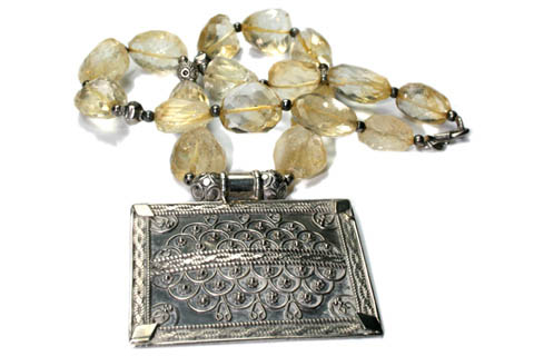 SKU 9510 - a Lemon Quartz necklaces Jewelry Design image