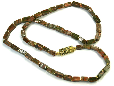 SKU 9555 - a Unakite necklaces Jewelry Design image