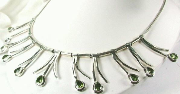 SKU 968 - a Peridot Necklaces Jewelry Design image