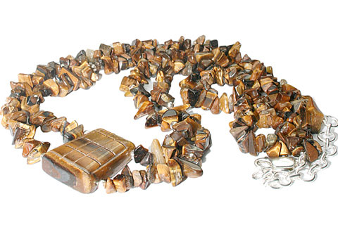 SKU 9816 - a Tiger eye necklaces Jewelry Design image