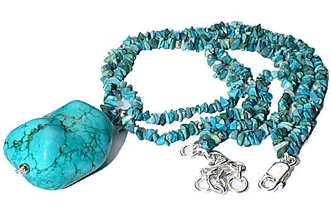 SKU 9830 - a Turquoise necklaces Jewelry Design image