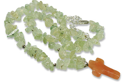 SKU 9835 - a Prehnite necklaces Jewelry Design image