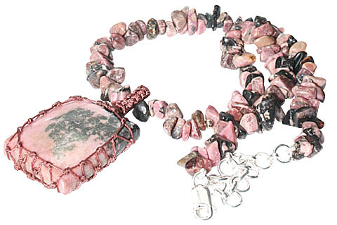 SKU 9837 - a Rhodocrosite necklaces Jewelry Design image