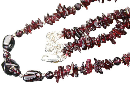 SKU 9843 - a Garnet necklaces Jewelry Design image