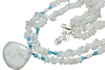 SKU 9848 - a Moonstone necklaces Jewelry Design image