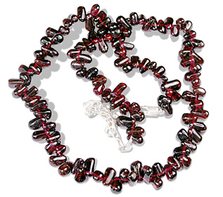 SKU 9872 - a Garnet necklaces Jewelry Design image