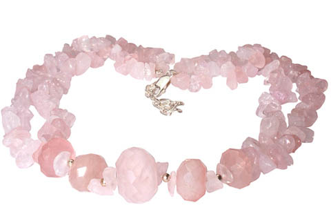 SKU 9873 - a Rose quartz necklaces Jewelry Design image