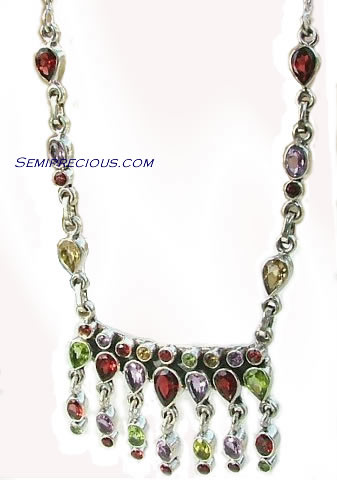 SKU 988 - a Multi-stone Necklaces Jewelry Design image