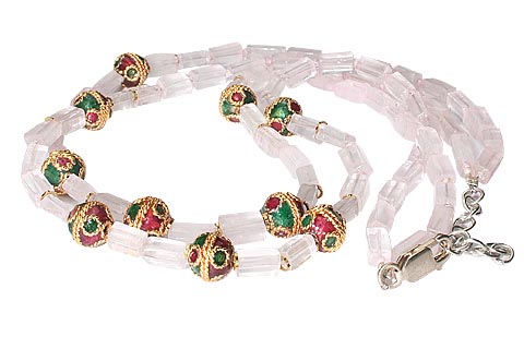 SKU 9883 - a Rose quartz necklaces Jewelry Design image