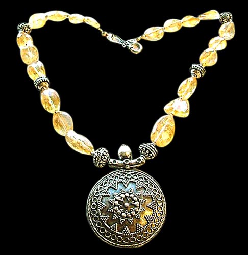 SKU 992 - a Citrine Necklaces Jewelry Design image