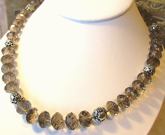 SKU 999 - a Smoky Quartz Necklaces Jewelry Design image