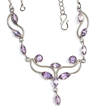 unique Amethyst necklaces Jewelry
