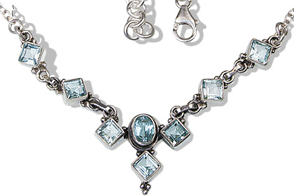 unique Blue topaz necklaces Jewelry