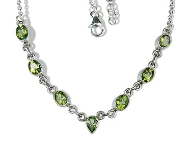 unique Peridot necklaces Jewelry