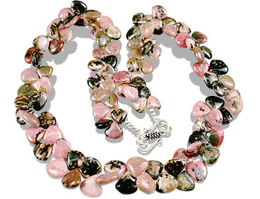 unique Rhodonite necklaces Jewelry