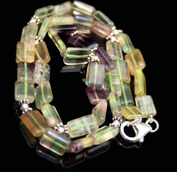 unique Fluorite Necklaces Jewelry