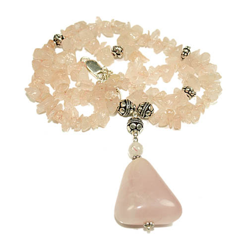 unique Rose quartz Necklaces Jewelry