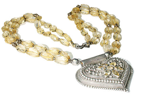 unique Lemon Quartz necklaces Jewelry