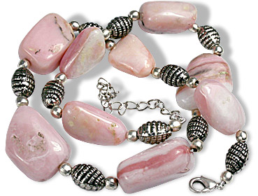 unique Pink Opal necklaces Jewelry