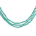 10002: Blue aquamarine  contemporary necklaces