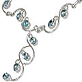 Design 10748: blue blue topaz necklaces