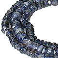 10968: Beaded Blue iolite  multistrand necklaces