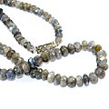 Design 10986: blue,green,gray labradorite necklaces