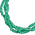 12465: green aventurine  multistrand necklaces