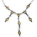 citrine necklaces