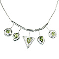 peridot necklaces