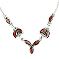 garnet necklaces