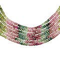 Design 13201: multi-color tourmaline classic necklaces