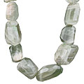 Design 13591: gray moonstone chunky necklaces