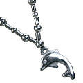 Design 14098: gray hematite charm, mens, pendant necklaces