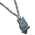 14103: Beaded gray hematite  pendant necklaces