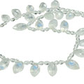 Design 14509: white moonstone classic necklaces