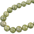 Design 14858: green chrysoprase necklaces