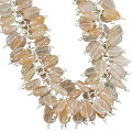 Design 15001: yellow aventurine cha-cha necklaces