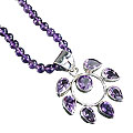 Design 16418 purple amethyst necklaces