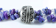 Design 17617 purple mohave multistrand necklaces