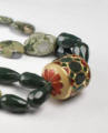 Design 17730 green,red jasper chunky necklaces