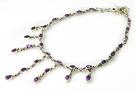 Design 521 purple amethyst choker necklaces