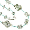 Design 9286: green green amethyst necklaces