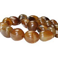 Design 9678: brown chalcedony chunky necklaces