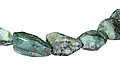 Design 9691: Green emerald chunky necklaces