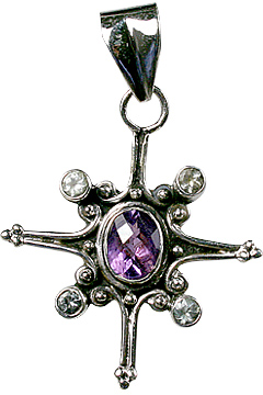 SKU 10008 - a Amethyst pendants Jewelry Design image