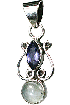 SKU 10011 - a Iolite pendants Jewelry Design image