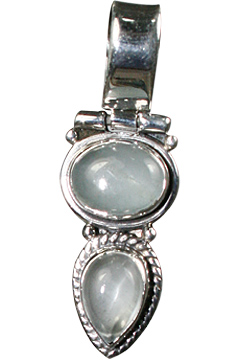 SKU 10013 - a Aquamarine pendants Jewelry Design image