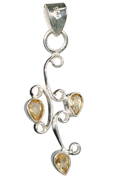 SKU 10025 - a Citrine pendants Jewelry Design image